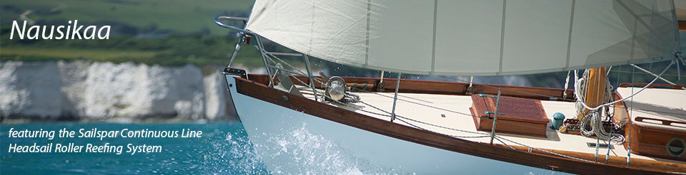 Nausikaa Featuring the Sailspar Continuous Line Headsail Roller Reefing System
