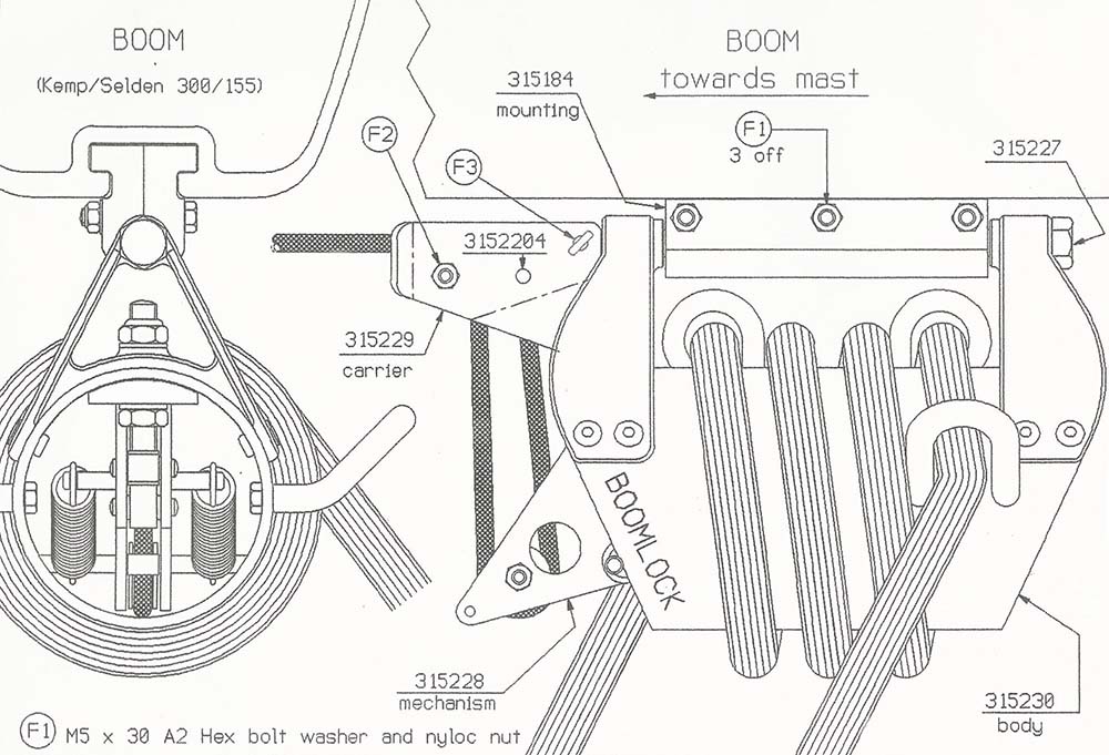 Drawing of Boomlock